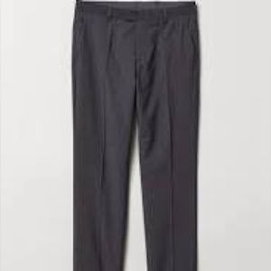 H&M Suit Pants Slim fit, Dark gray melange, 38R